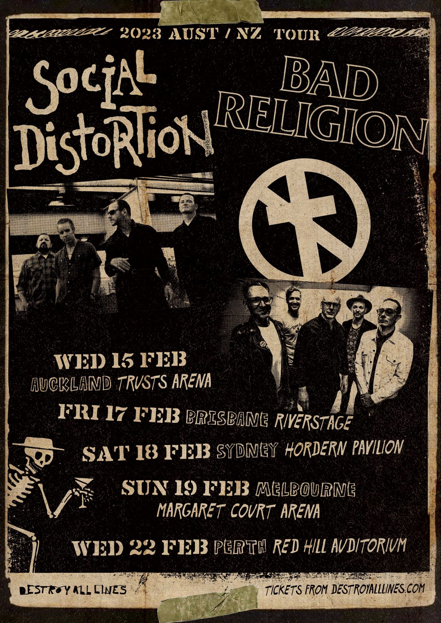 social distortion bad religion australia tour